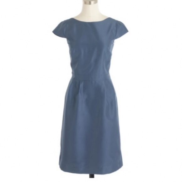 J. Crew Tessa Dress in Slub Silk Size 00 - Picture 3 of 6